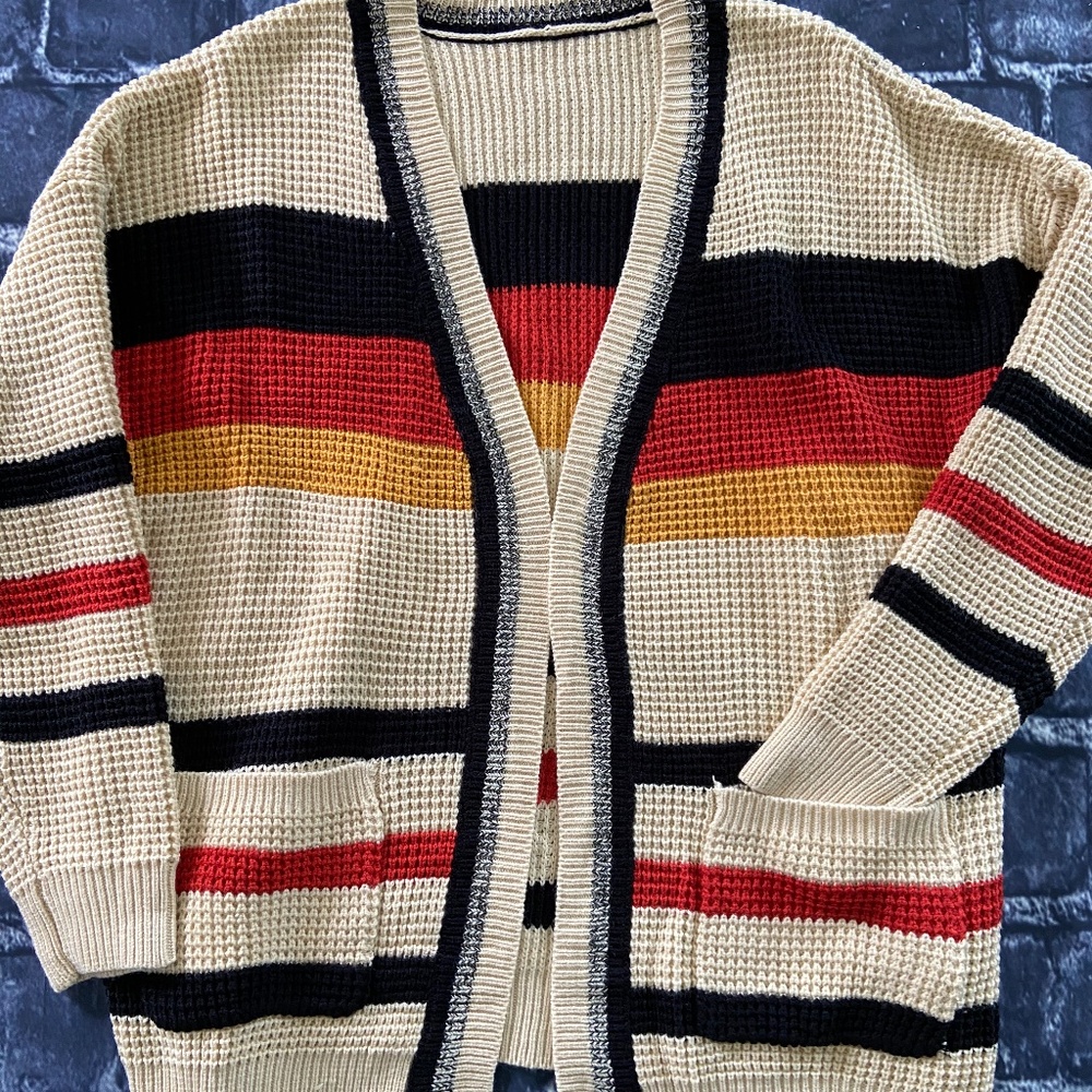 NEW Striped Cardigan‎ Womens